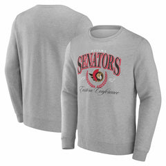 Ottawa Senators Reign Supreme Pullover Sweatshirt - Gray Sweatshirts