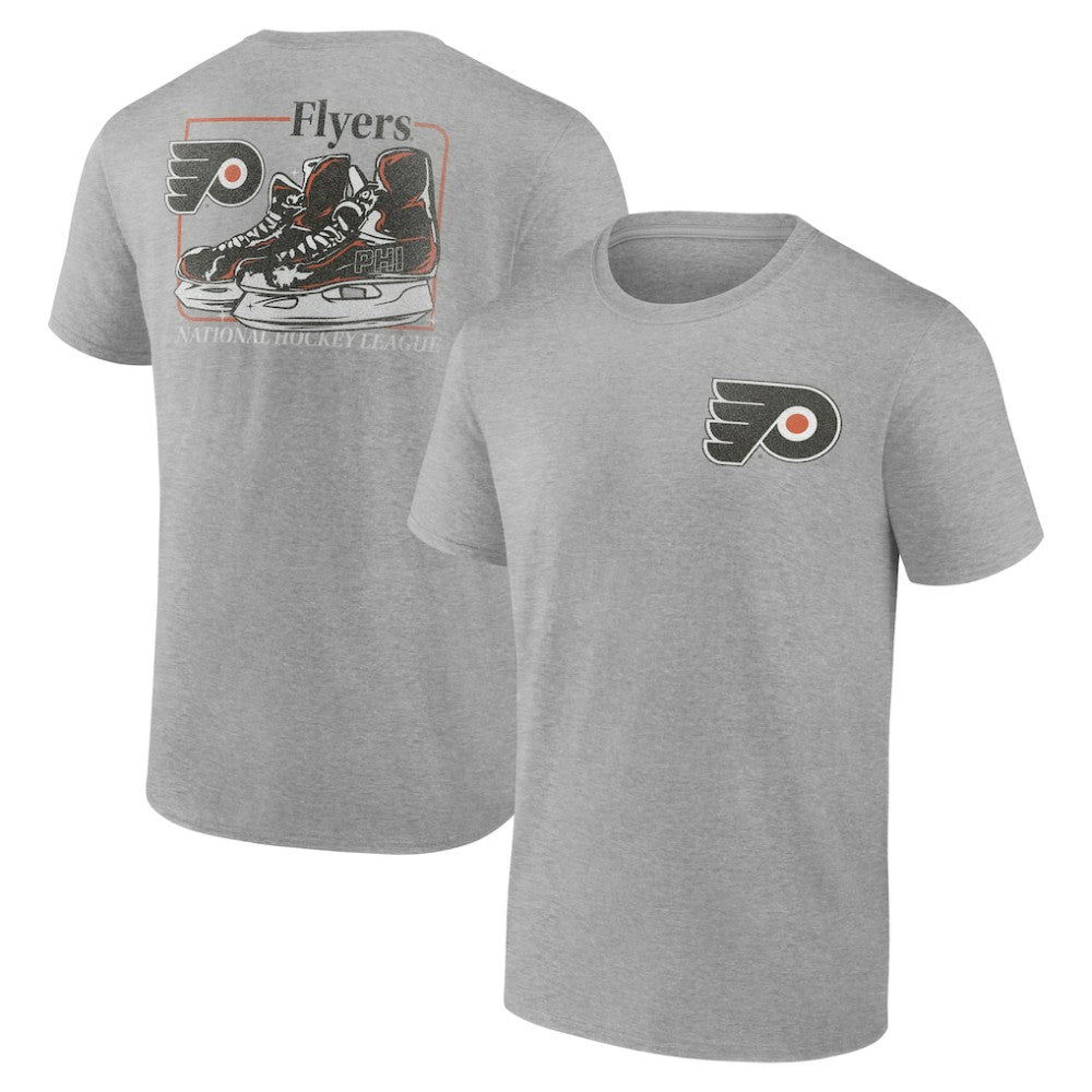 Philadelphia Flyers Glory Skates T-Shirt - Heather Gray T-shirts