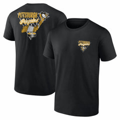 Pittsburgh Penguins Net Slap T-Shirt - Black T-shirts