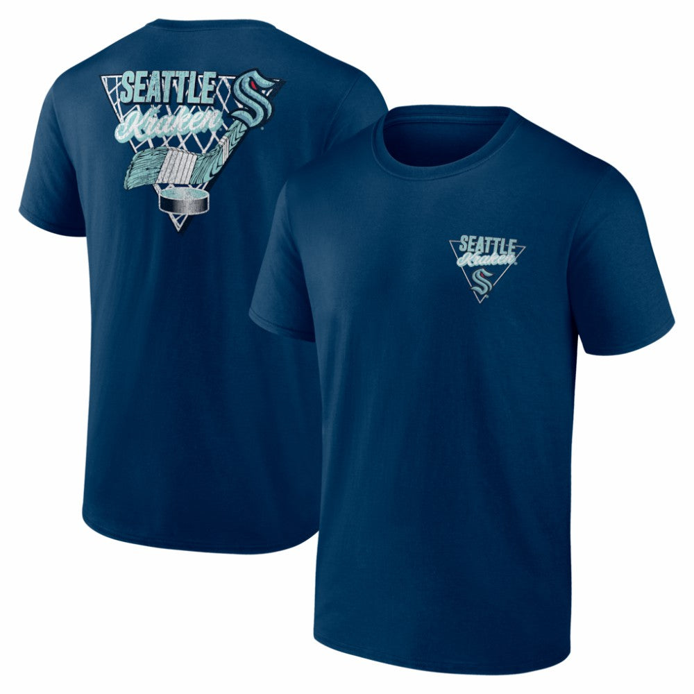 Seattle Kraken Net Slap T-Shirt - Deep Sea Blue T-shirts