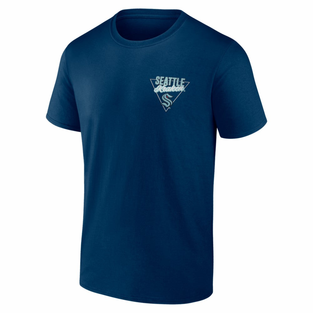Seattle Kraken Net Slap T-Shirt - Deep Sea Blue T-shirts