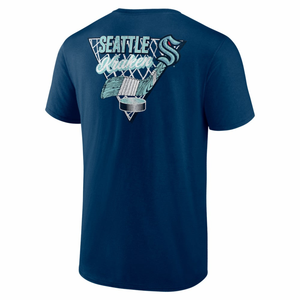 Seattle Kraken Net Slap T-Shirt - Deep Sea Blue T-shirts