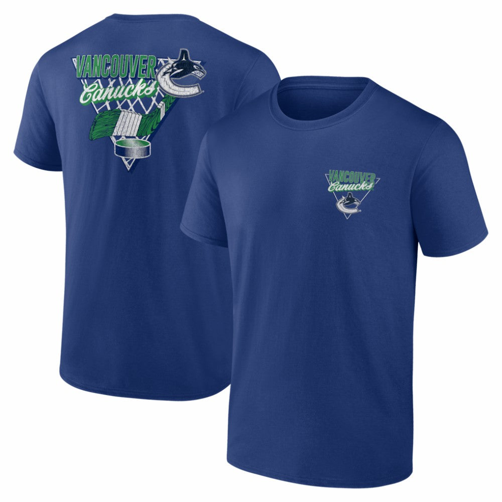 Vancouver Canucks Net Slap T-Shirt - Blue T-shirts