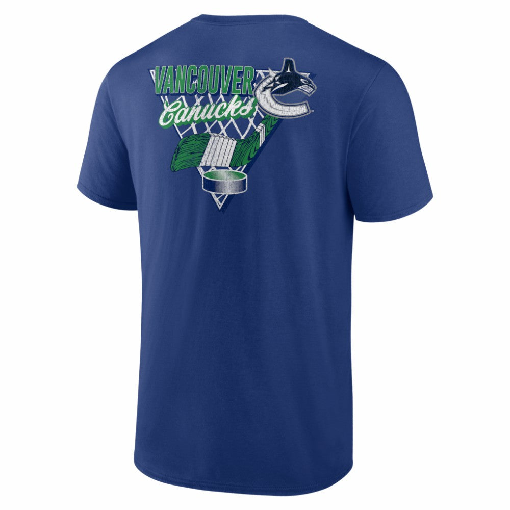 Vancouver Canucks Net Slap T-Shirt - Blue T-shirts