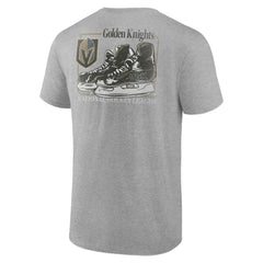 Vegas Golden Knights Glory Skates T-Shirt - Heather Gray T-shirts