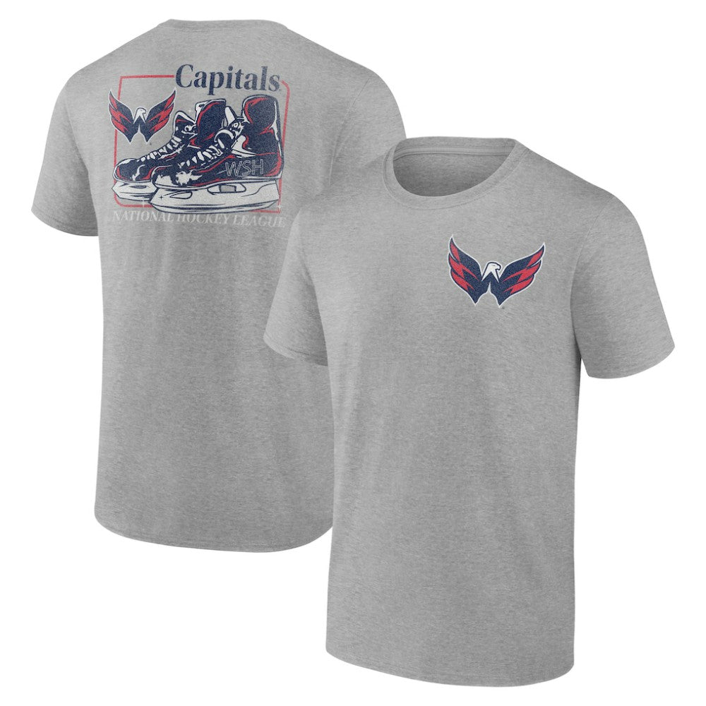 Washington Capitals Glory Skates T-Shirt - Heather Gray T-shirts