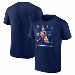 Mark Scheifele Winnipeg Jets Player Show T-Shirt - Navy T-shirts