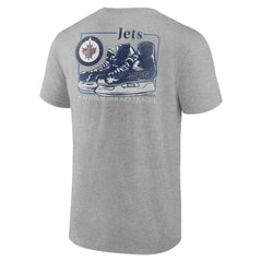 Winnipeg Jets Glory Skates T-Shirt - Heather Gray T-shirts