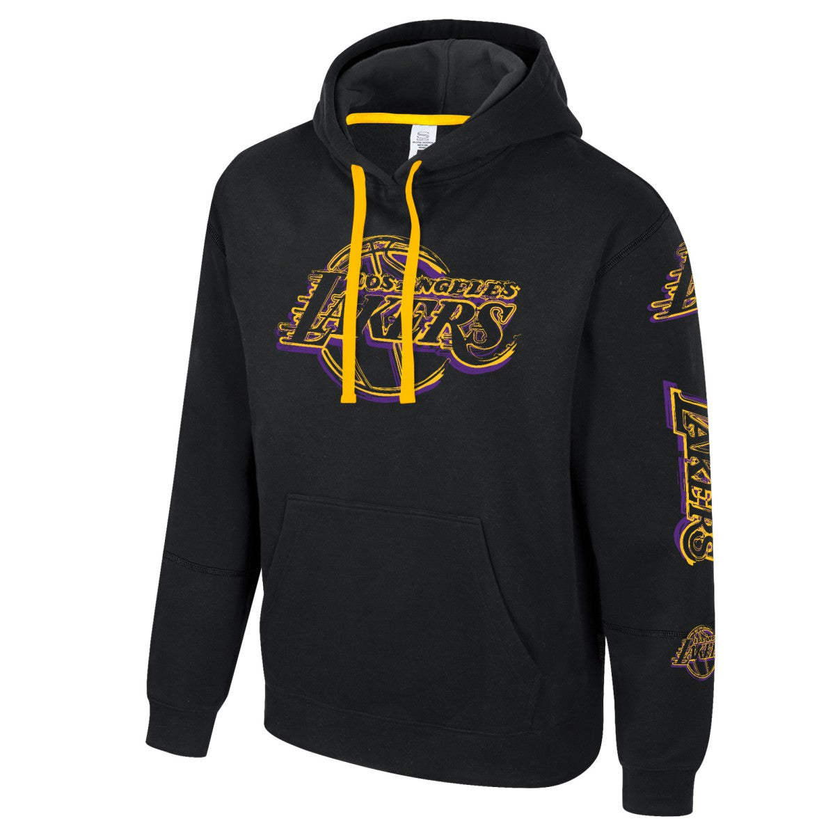 Los Angeles Lakers Stadium Essentials Unisex Elementized Pullover Hoodie - Black discount