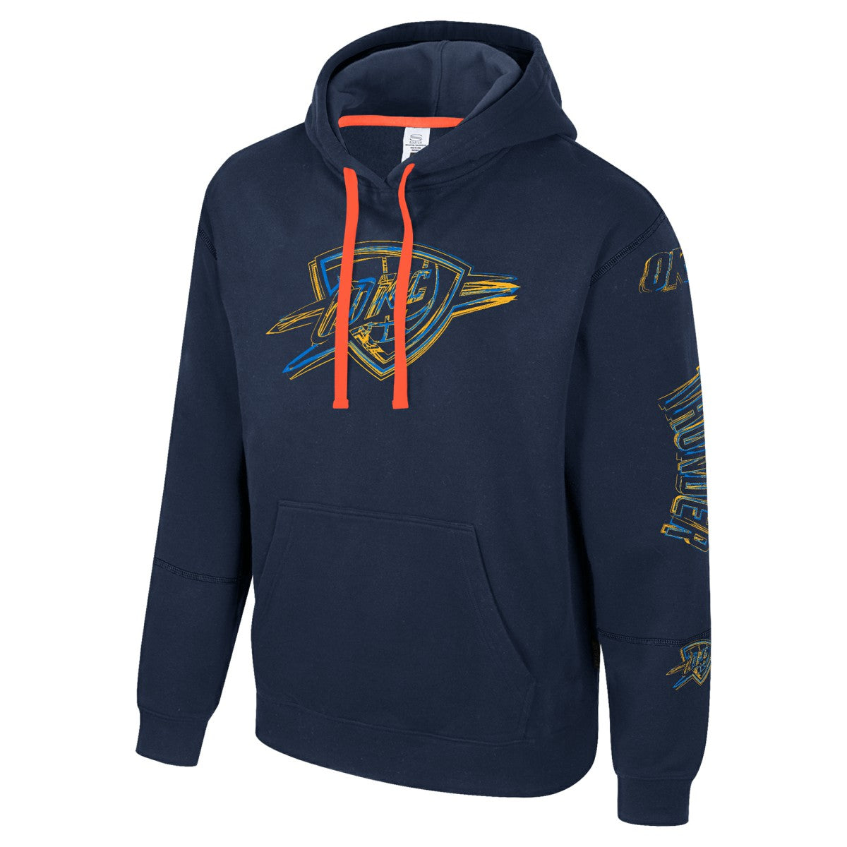 Oklahoma City Thunder Stadium Essentials Unisex Elementized Pullover Hoodie - Navy shop