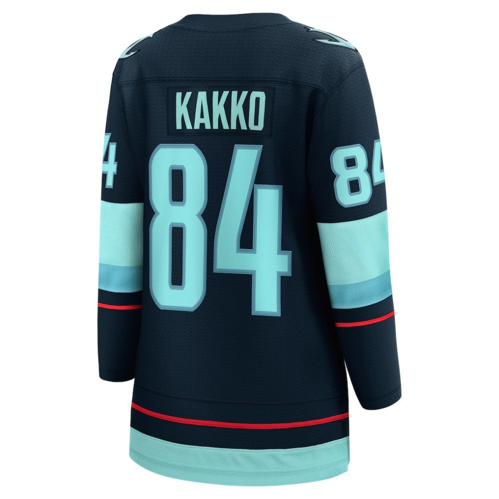 Kaapo Kakko Seattle Kraken Fanatics Women's Home Breakaway Player Jersey - Deep Sea Blue Jerseys