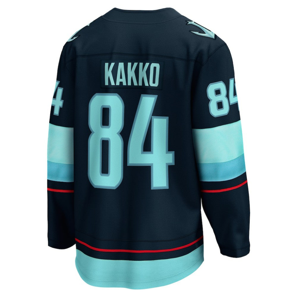 Kaapo Kakko Seattle Kraken Fanatics Home Breakaway Player Jersey - Deep Sea Blue Jerseys