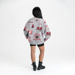 Tampa Bay Buccaneers Gameday Couture Women's Always On Repeat Fleece Sweatshirt - Heather Gray online