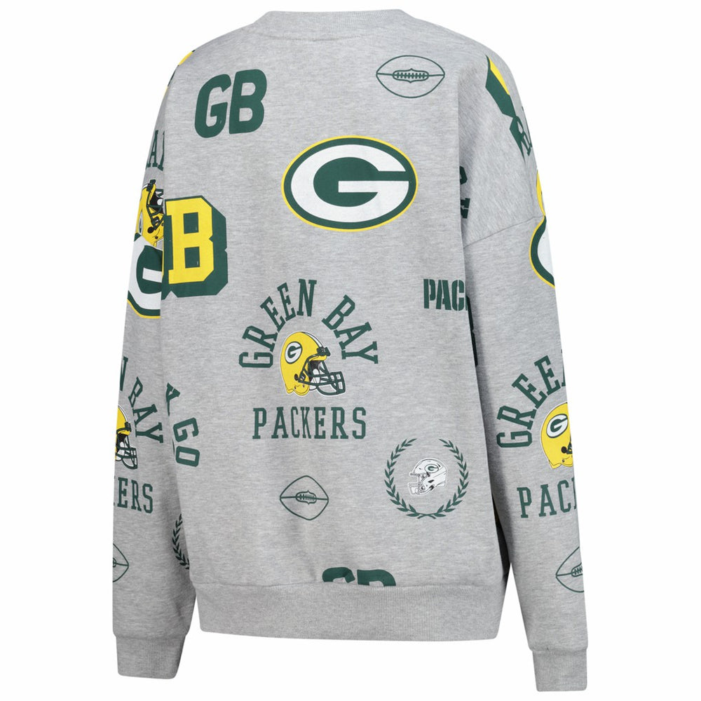Green Bay Packers Gameday Couture Women's Always On Repeat Fleece Sweatshirt - Heather Gray online