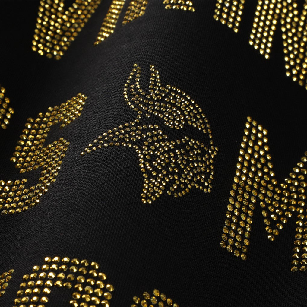 Minnesota Vikings Gameday Couture Women's Oversized Hype Era Rhinestone Text Sweatshirt - Black outlet