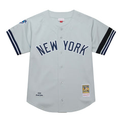 Derek Jeter New York Yankees Cooperstown Collection 2000 World Series Authentic Jersey Gray