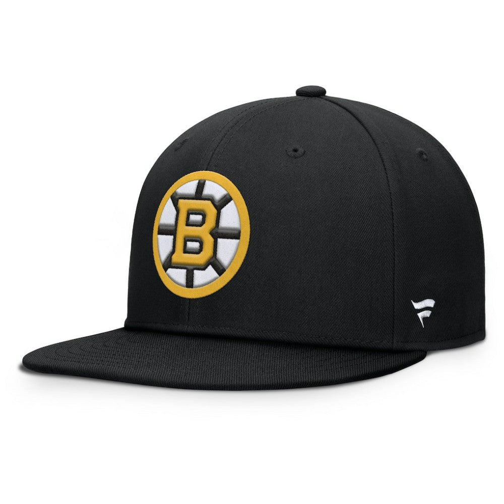 Boston Bruins Fanatics Primary Logo Snapback Hat - Black Hats