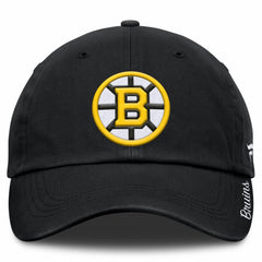 Boston Bruins Fanatics Women's Core Logo Adjustable Hat - Black Hats