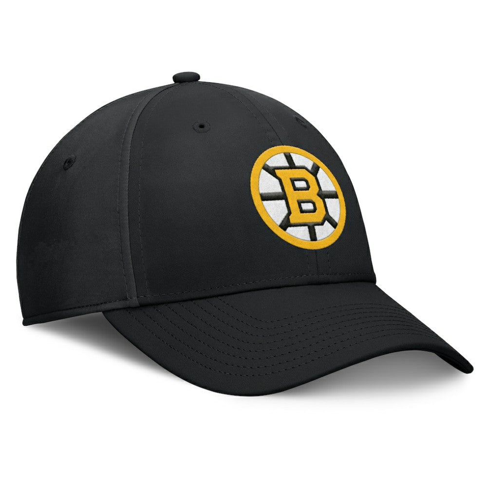 Boston Bruins Fanatics Primary Logo Flex Hat - Black Hats