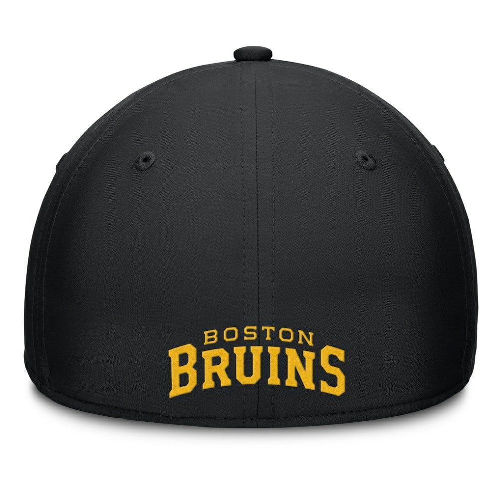Boston Bruins Fanatics Primary Logo Flex Hat - Black Hats