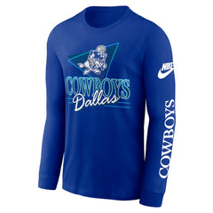 Dallas Cowboys Rewind Long Sleeve T-Shirt - Royal outlet