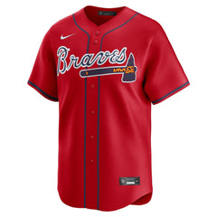 Atlanta Braves Alternate Limited Custom Jersey Red