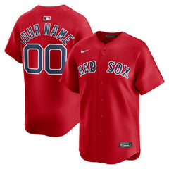 Boston Red Sox Alternate Limited Custom Jersey Red