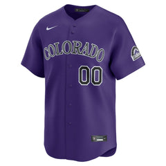 Colorado Rockies Alternate Limited Custom Jersey Purple
