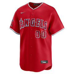 Los Angeles Angels Alternate Limited Custom Jersey Red