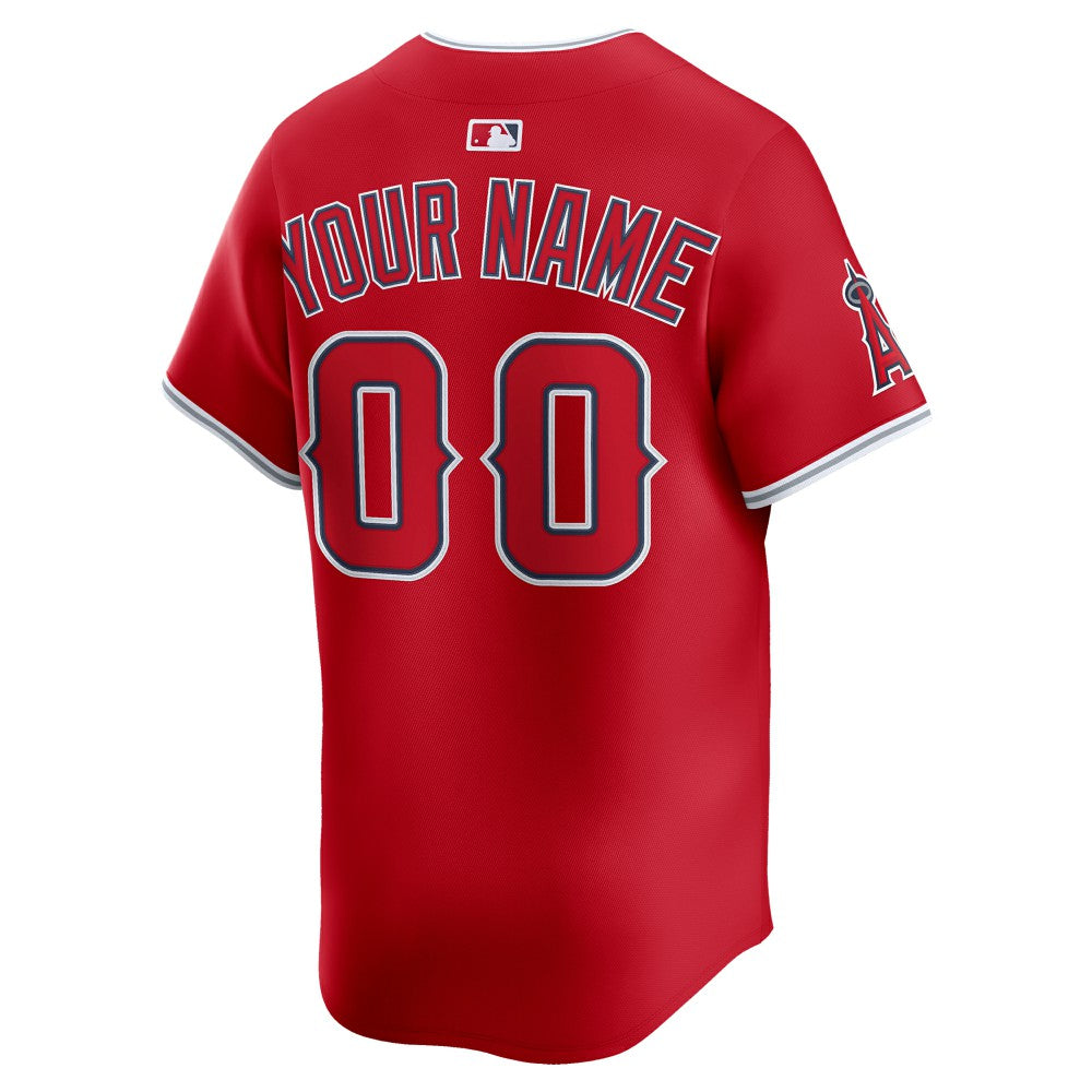 Los Angeles Angels Alternate Limited Custom Jersey Red