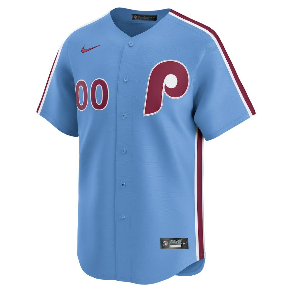 Philadelphia Phillies Alternate Limited Custom Jersey Light Blue