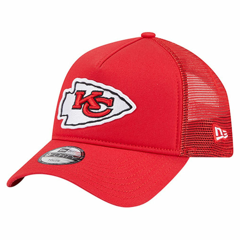 Kansas City Chiefs New Era Preschool Main A-Frame 9FORTY Adjustable Hat - Red discount