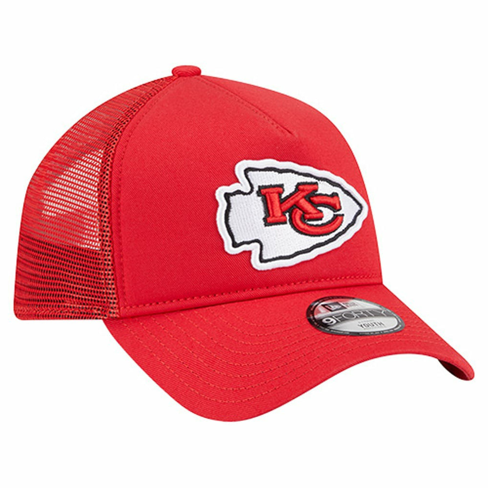Kansas City Chiefs New Era Preschool Main A-Frame 9FORTY Adjustable Hat - Red discount