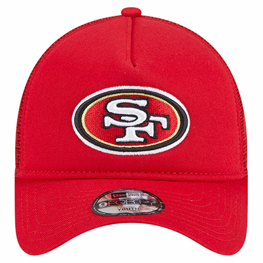 San Francisco 49ers New Era Preschool Main A-Frame 9FORTY Adjustable Hat - Scarlet discount