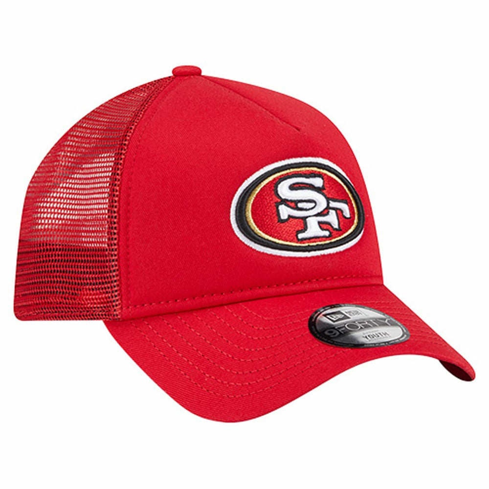 San Francisco 49ers New Era Preschool Main A-Frame 9FORTY Adjustable Hat - Scarlet discount