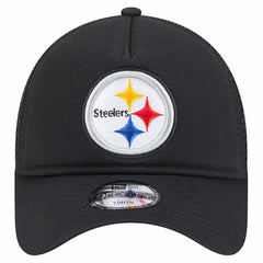 Pittsburgh Steelers New Era Preschool Main A-Frame 9FORTY Adjustable Hat - Black on sale