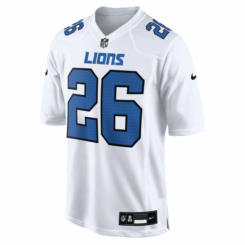 Jahmyr Gibbs Detroit Lions Tundra Fashion Game Jersey - White for sale