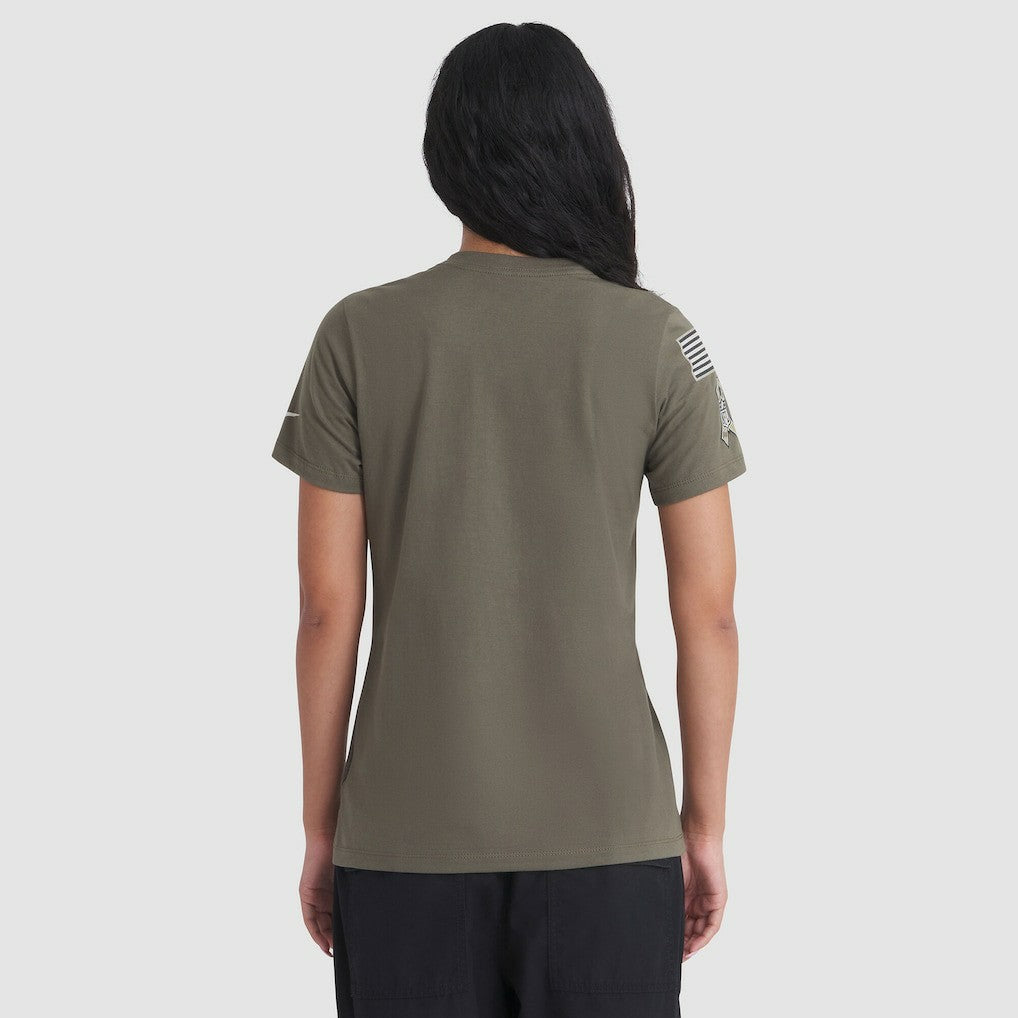Houston Texans Women's 2025 Salute to Service Sideline T-Shirt - Olive cheap