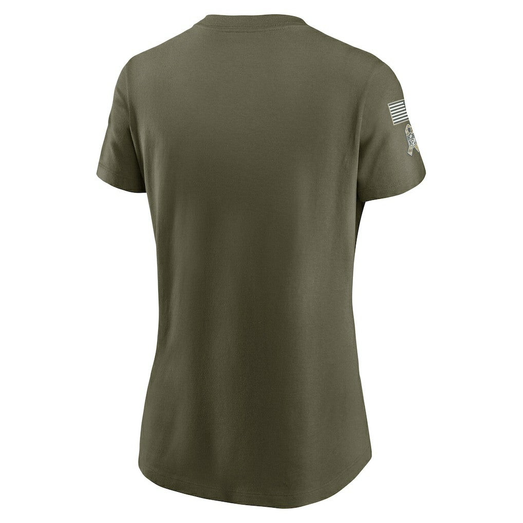 Cincinnati Bengals Women's 2025 Salute to Service Sideline T-Shirt - Olive online