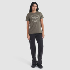 Baltimore Ravens Women's 2025 Salute to Service Sideline T-Shirt - Olive for sale
