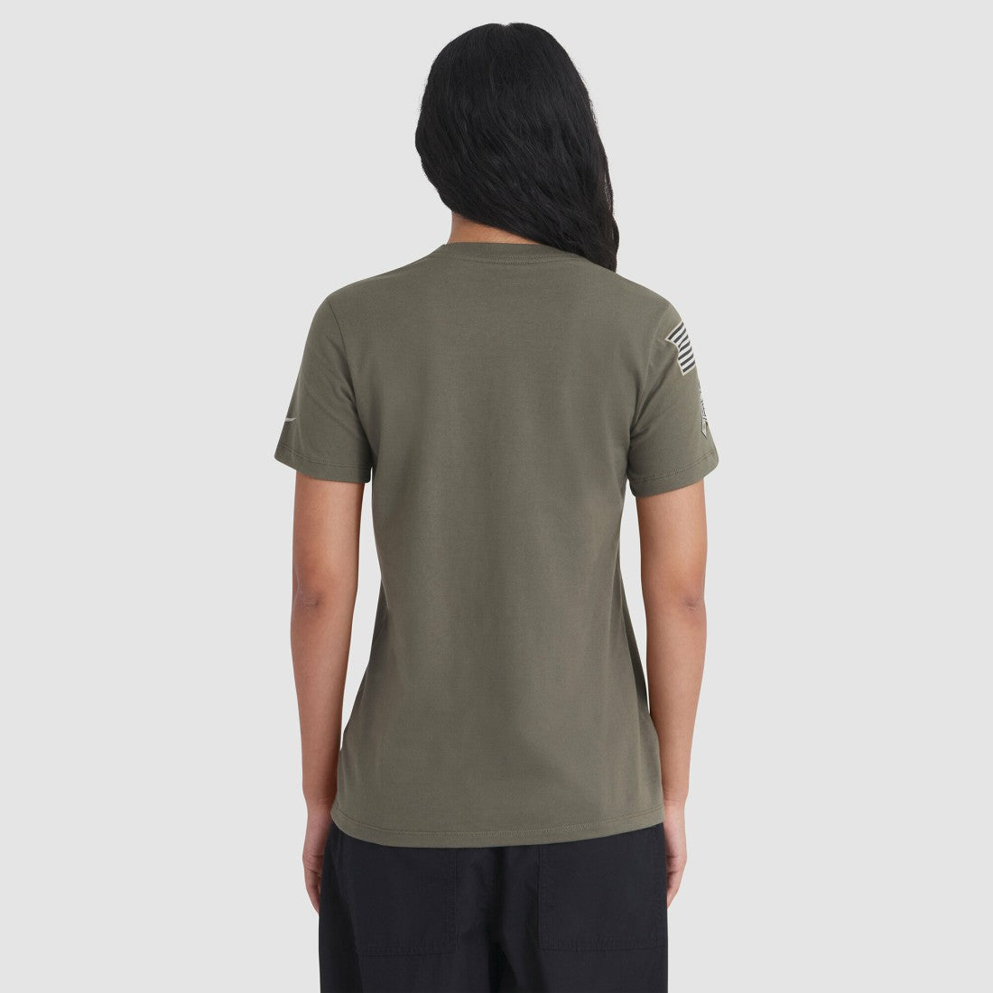 Green Bay Packers Women's 2025 Salute to Service Sideline T-Shirt - Olive on sale