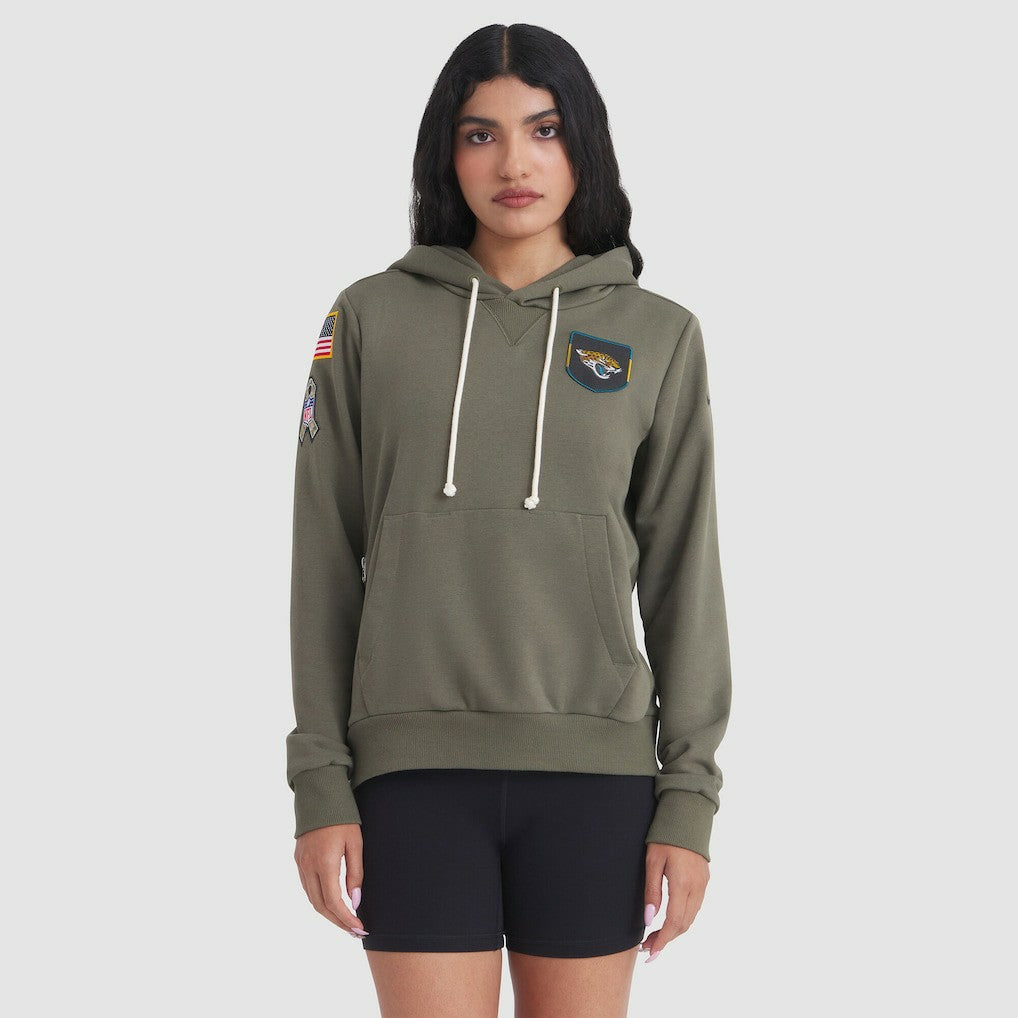 Jacksonville Jaguars Women's 2025 Salute to Service Sideline Standard Issue Dri-FIT Hoodie - Olive outlet