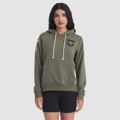Jacksonville Jaguars Women's 2025 Salute to Service Sideline Standard Issue Dri-FIT Hoodie - Olive outlet