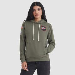 Kansas City Chiefs Women's 2025 Salute to Service Sideline Standard Issue Dri-FIT Hoodie - Olive discount