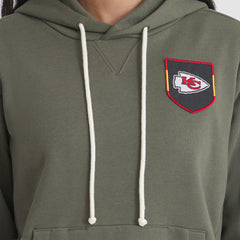 Kansas City Chiefs Women's 2025 Salute to Service Sideline Standard Issue Dri-FIT Hoodie - Olive discount