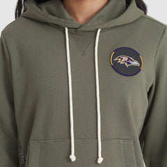 Baltimore Ravens Women's 2025 Salute to Service Sideline Standard Issue Dri-FIT Hoodie - Olive cheap