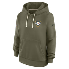 Pittsburgh Steelers Women's 2025 Salute to Service Sideline Standard Issue Dri-FIT Hoodie - Olive sale
