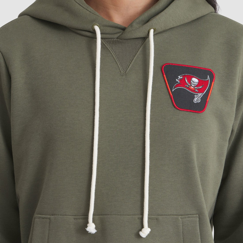 Tampa Bay Buccaneers Women's 2025 Salute to Service Sideline Standard Issue Dri-FIT Hoodie - Olive on sale