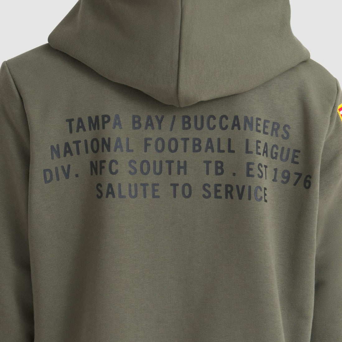 Tampa Bay Buccaneers Women's 2025 Salute to Service Sideline Standard Issue Dri-FIT Hoodie - Olive on sale