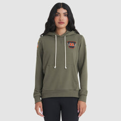 Cincinnati Bengals Women's 2025 Salute to Service Sideline Standard Issue Dri-FIT Hoodie - Olive on sale